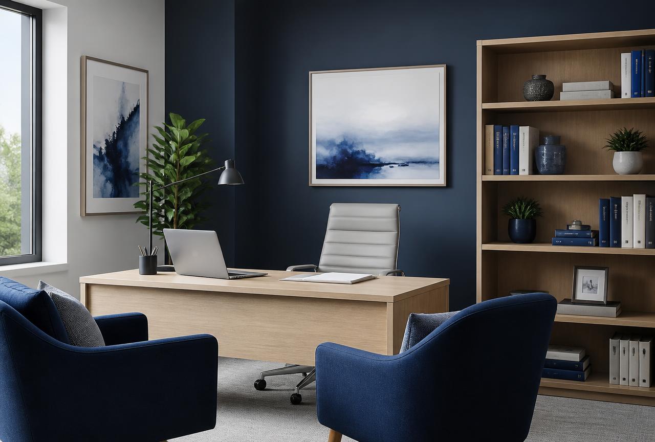 Modern, warm migration agent consultation office in Shepparton